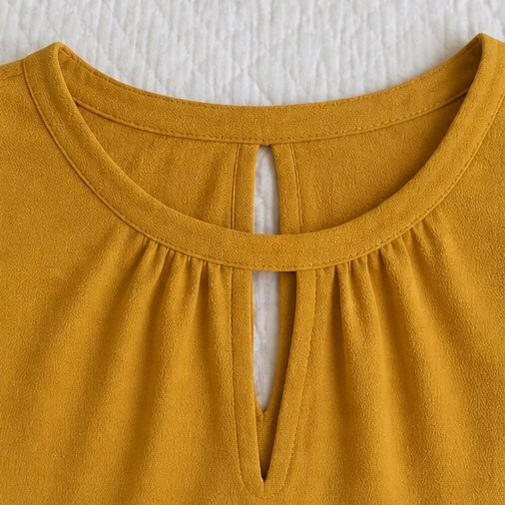 Black Ruffle Blouse - Picture 4 of 6
